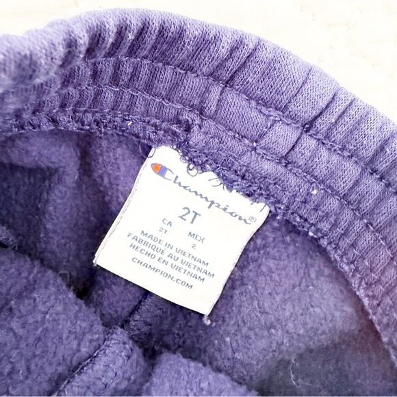 2T Champion Kids Navy Jogger Pants Sweatpants - Picture 2 of 3